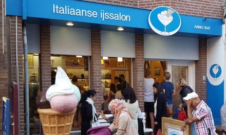 Italiaanse ijswinkel Pravisani