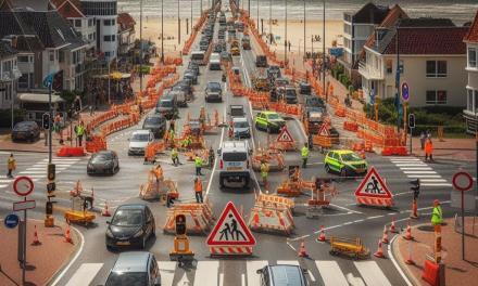 Tijdelijke verkeersmaatregelen kruispunt Egmond aan Zee