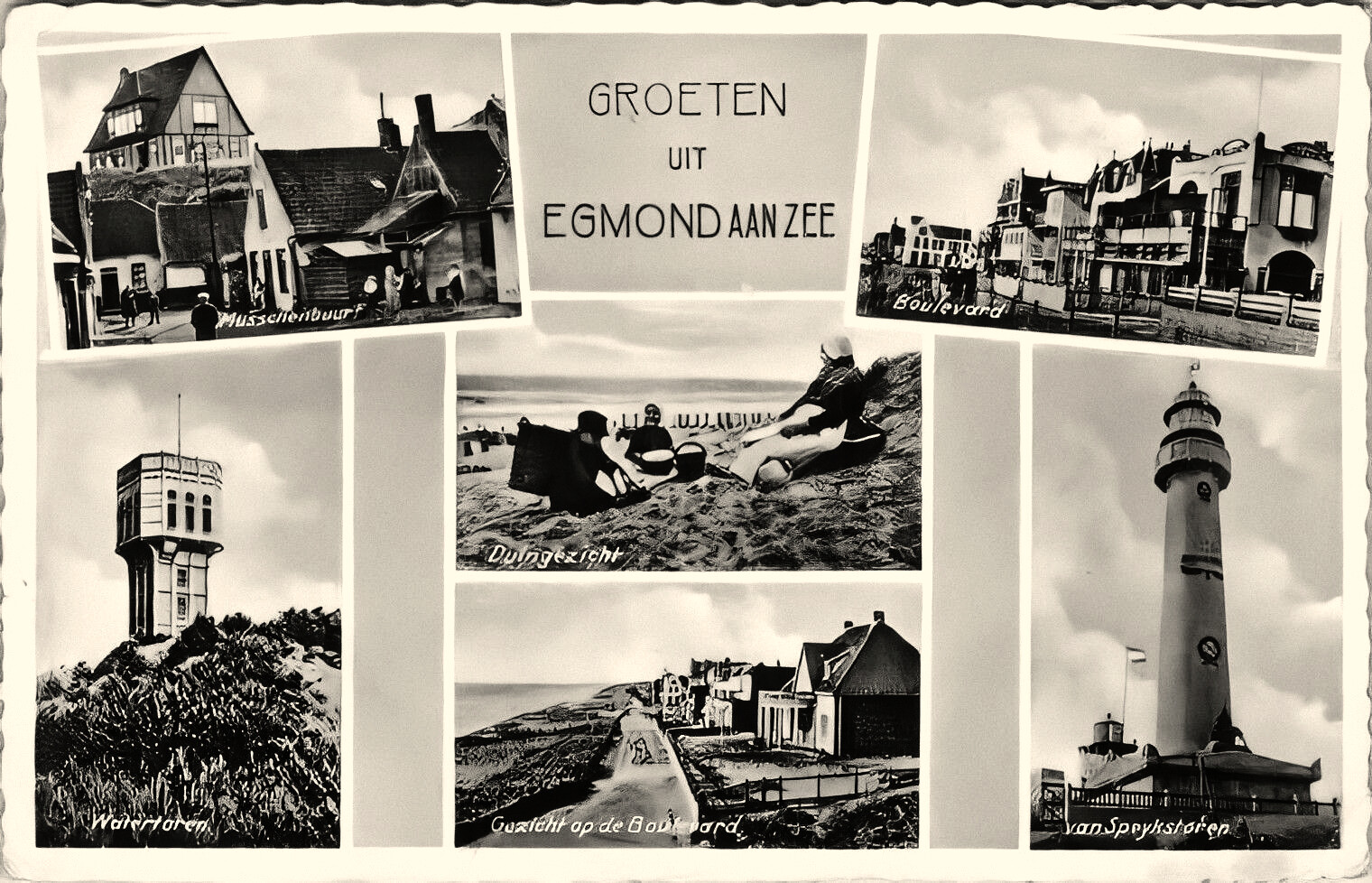 Postkarte von Egmond aan Zee