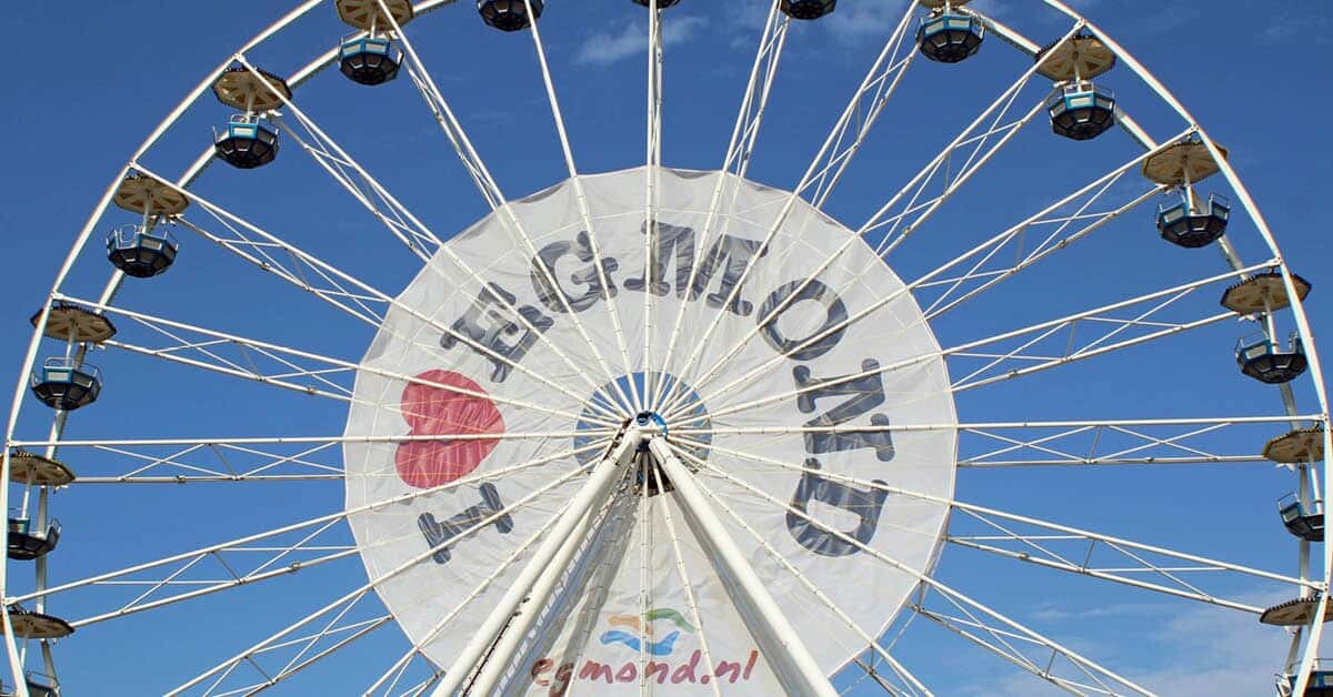 Ferris wheel Vallentgoed family returns to Egmond aan Zee