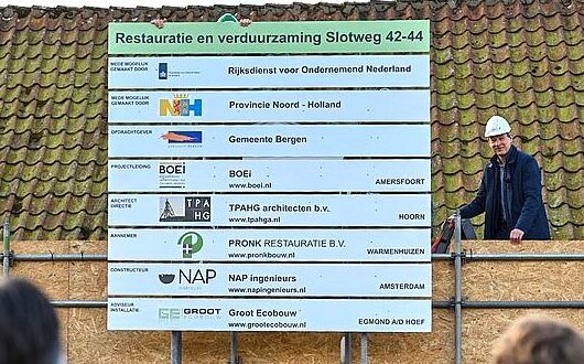 Hoeve Overslot & Slotweg 44 restoration work begins