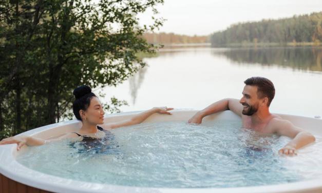 In de zomer een weekend weg in een huisje met Hottub