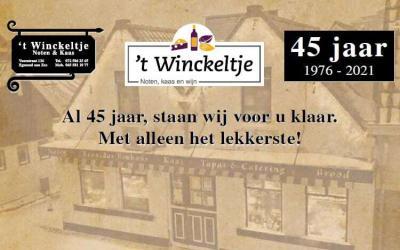 Jubileum : Al 45 jaar ’t Winckeltje in Egmond aan Zee